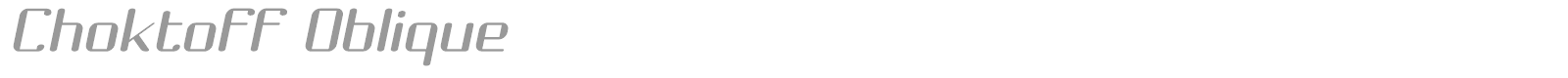 Choktoff font preview